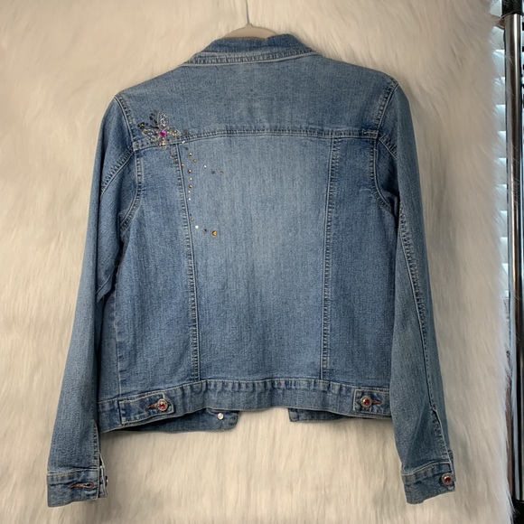 Arizona Jean Co. Denim Jacket women’s sz XL - Picture 7 of 8